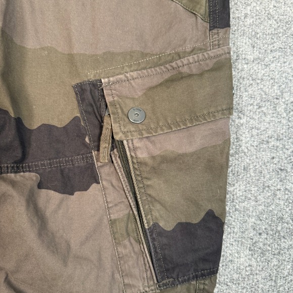 G-Star Raw Camouflage Cargo Pants Mens 36x32 Green Camo Tapered Baggy Oversized - Picture 6 of 12